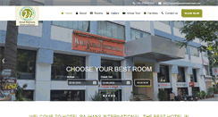 Desktop Screenshot of hotelrajhansinternational.com