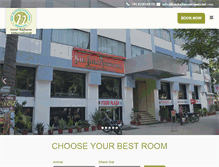 Tablet Screenshot of hotelrajhansinternational.com